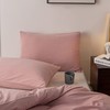 Janlive Washed Cotton Duvet Cover Queen Ultra Soft 100% Cotton
