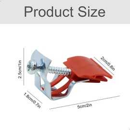 Sink Bow Mounting Brackets Mounting Brackets - Sink Slot Clamp for Sink Mounting for Surfaces, Sink, Kitchen, Bathroom, Shower, Adjustable, Pack of 10, 50 x 25 x 18 mm