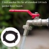 Garden 50 pcs Heavy Duty Rubber Garden Hose Washer Seals