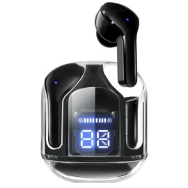 BMHOLU Wireless Earbuds with Large Charging Case Wi,IPX7 Waterproof, Hi-Fi Stereo Sound