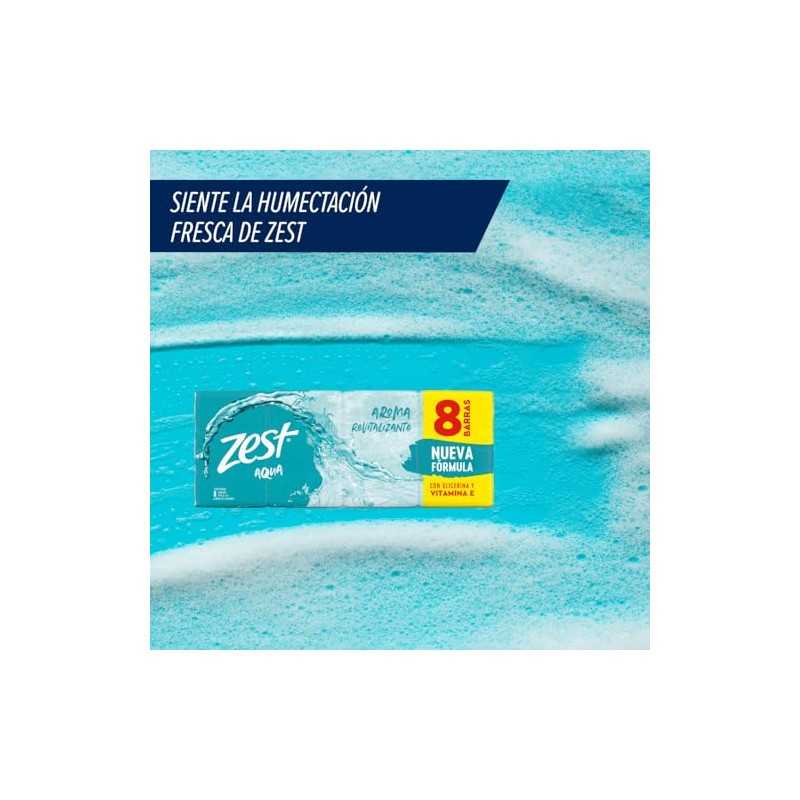 Jabón en Barra Zest Aqua, para una piel visiblemente saludable