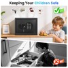 Mitlvge 0.6 Cu Ft Mini Safe, Home Safe Box with