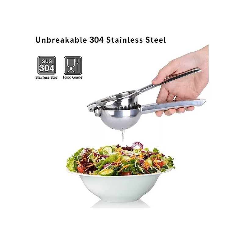 Clicmania Exprimidor Limones Limas Manual Acero Inoxidable Restautante