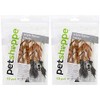 PET SHOPPE Triple Flavor Rawhide Twists Dog Treats. with Real