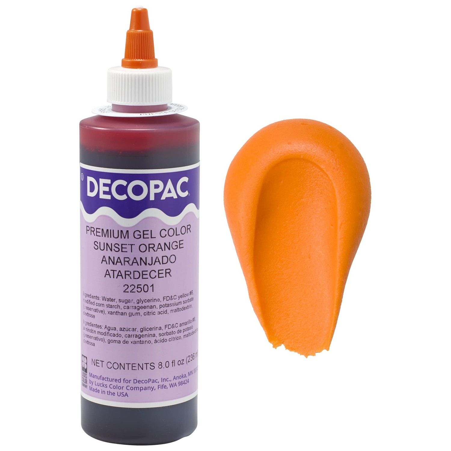 DECOPAC Premium Gel Food Color, Edible Coloring For Use with ...