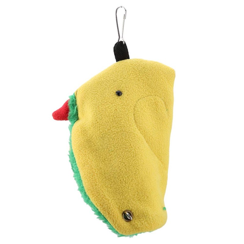 Akozon Bird Parrot Plush Triangle Hammock Cage Happy Tent Bed