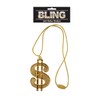 DOLLAR MEDALLION BLING ALI G GANGSTER PIMP RAPPER FANCY DRESS