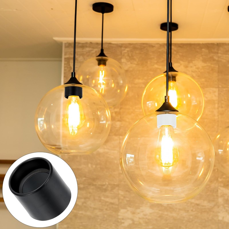 PATIKIL Light Socket Shade Ring, 4pcs E26 E27 Medium Base
