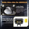 Faros De Lupa De Doble Color De 120w Para Auto,