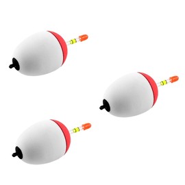 SUPVOX 3pcs Buoy Fishing Lights Night Fishing Auxiliary Green Fluorescent Rod Floats Assortment Eva Perfect for Ice