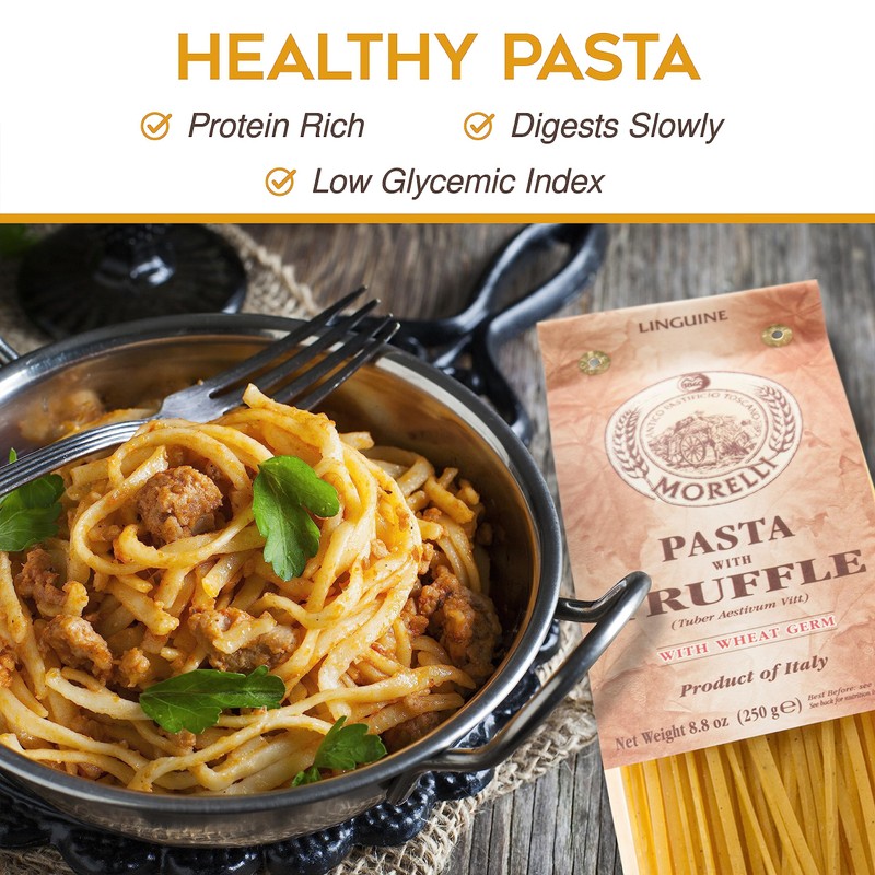 Morelli Italian Pasta Truffle Linguine - Gourmet Pasta - Handmade