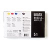 Liquitex BASICS 5 Tube Acrylic Paint Set, 75ml