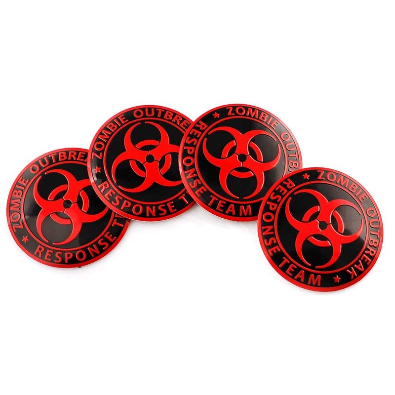 XDG Set of 4 Sticker Wheel Hub Caps Centre Cover
