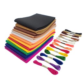 GetALift Felt Fabric Sheets Bundle, 14 Rolls 8x35 Inch Assorted Colored Felt Sheet, 1mm Thick Soft Craft Felt Roll for Sewing Patchwork DIY Crafts Supplies(Rainbow Series)