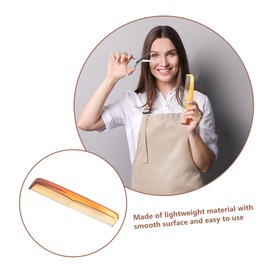 IWOWHERO Dual-sided Barber Comb for Men Lightweight Plastic Hair Cutting Tool with Dense and Sparse Teeth Design for Easy Styling and Trimming at Home Salon