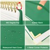 Mousbull Top Spiral Notebook, A5 Hardcover Top Bound Steno Pads,