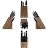 Knife Block Set, FIKSHOT Kitchen Knife Sets, High Carbon Stainless