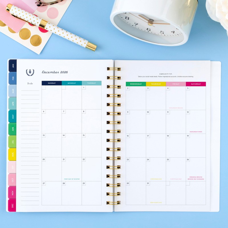 AT-A-GLANCE 2026 Planner, Simplified by Emily Ley, Weekly & Monthly,
