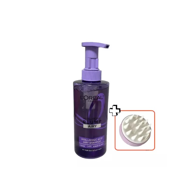 L'Oréal Paris 로레알파리 히알루론산 볼륨업 샴푸 440ml(+두피브러쉬) L'Oreal Paris Hyaluronic