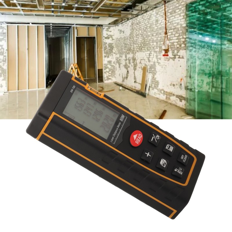 Laser Distance Meter Handheld 630‑670nm High Accuracy Infrared Laser Measurement