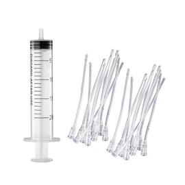 Baby Bird Feeding Syringe Set, 20ml Pet Parrot Feeding Syringe with Tubes, Bird Syringe Feeder Measuring Syringe Tools for Feeding Small Animals Scientific Industrial Labs