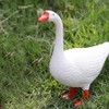 Toddmomy Goose Statue Plastic Goose Figurine Garden Goose Sculpture Desktop