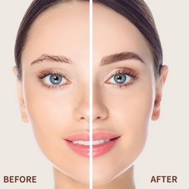 Eyebrow Pen, 2-in-1 Dual-Ended Eyebrow Pencil, Microblading Brow Pencil with Dual-ended Eyebrow Brush, Eye Brow Pencils for Women, Create Natural Eyebrows, Long Lasting (dark brown)