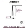 Jenxnjsjo Gauges Taper for Ears 6G to 00G Tunnels Ear