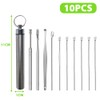 Ram® 10 Pieces Ear Wax Removal Kit Stainless Steel Professional