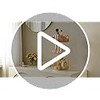 SONGMICS Makeup Organiser Rotating Cosmetic Organiser Round 3 Tier Cosmetic