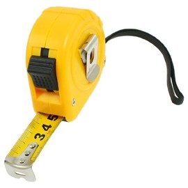 IIVVERR 25mm 1" Width Portable Locking Tape Measure 16 Feet 5M w Strap (25mm 1' 'Ancho Cinta métrica de bloqueo portátil 16 pies 5M w correa