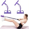 Bandas de resistencia para fitness, extractor de tobillo de 4