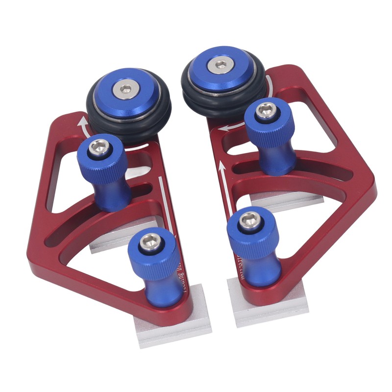 Woodworking Bearing Stock Feeder with Sliding Blocks Table Saw Feed