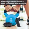 Rubber Gym Grips Fingerless Workout Grips - Ergonomic Rubber Hand