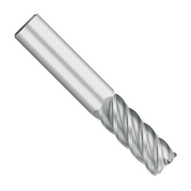 Kodiak Cutting Tools KODIAK150258 USA Made High Performance Solid Carbide End Mill, 45 Degree, 5 Flute, 3/4" Diameter, 3/4" Shank, 1-1/2" Length of Cut, 4" Overall Length