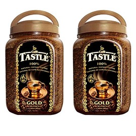 Cafe Tastle Gold Freeze Dried Instant Coffee, 2 jars of 17.85 oz (35.70 Oz)