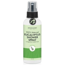 Aromasong Eucalyptus Shower Mist Spray Aromatherapy, All-Natural Eucalyptus Spray for Shower – Made in USA, Pure Essential Oil Mist for Sinus Relief & Spa-Like Steam, 4 fl oz | 2-Pack |
