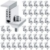 Zhengmy 10 Solar Panel End Clamp Mounting Z Bracket Mid