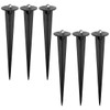ZJIVQO 6PCS Light Stakes Stainless Steel Ground Light Spikes for