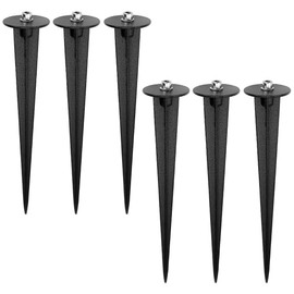 ZJIVQO 6PCS Light Stakes Stainless Steel Ground Light Spikes for Most Path Lights Lashlights Garden Lights, Landscape