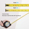 HEIKIO Tape Measure 10M (33FT), Double-Sided Metric and Inch Scale