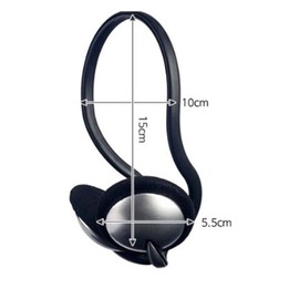 Ocobudbxw SY720 3.5MM/6.35MM Jack Interface Multifunctional Sports Wired Headphone Neckband Headset Electronic Accessories