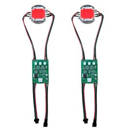 JIAANDA WS2811 RGB high Power Module DC12-24V 30W RGB Addressable Pixel LED floodlight IP20 (2PCS-WS2811-30W-RGB)