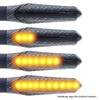 Area1 Motorcycle LED Indicator E-Approved Carbon Running Light Effect M8
