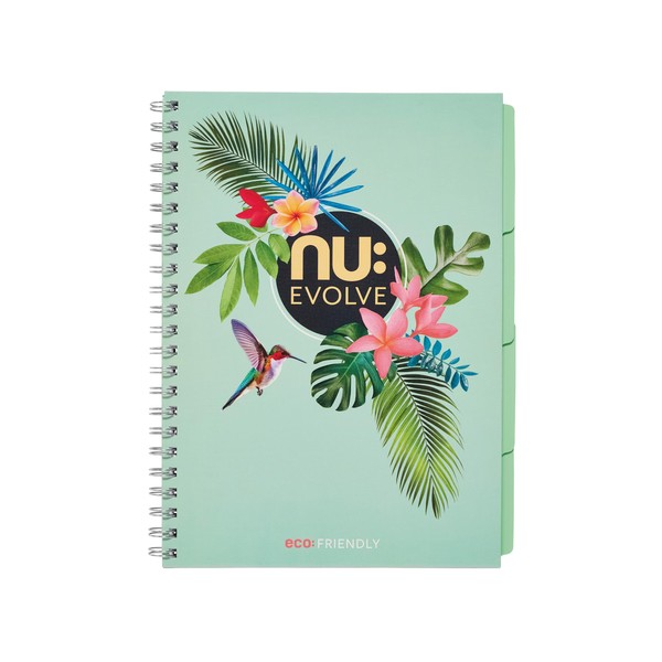 nu: Notebooks | Evolve Tropical Range | Recycled A4 Projectbook