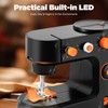 Black Sewing Machine, Basic Sewing Machine 5 Stitch Types Portable