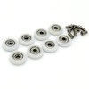 8X Shower Door Replacement Roller Wheel Runner Diameter 23mm with