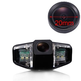 HDMEU HD Color CCD Waterproof Vehicle Car Rear View Backup Camera, 170° Viewing Angle Reversing Camera for Honda Accord from 2008 to 2010 Honda Accord Honda Civic EK Honda Odyssey TSX Honda