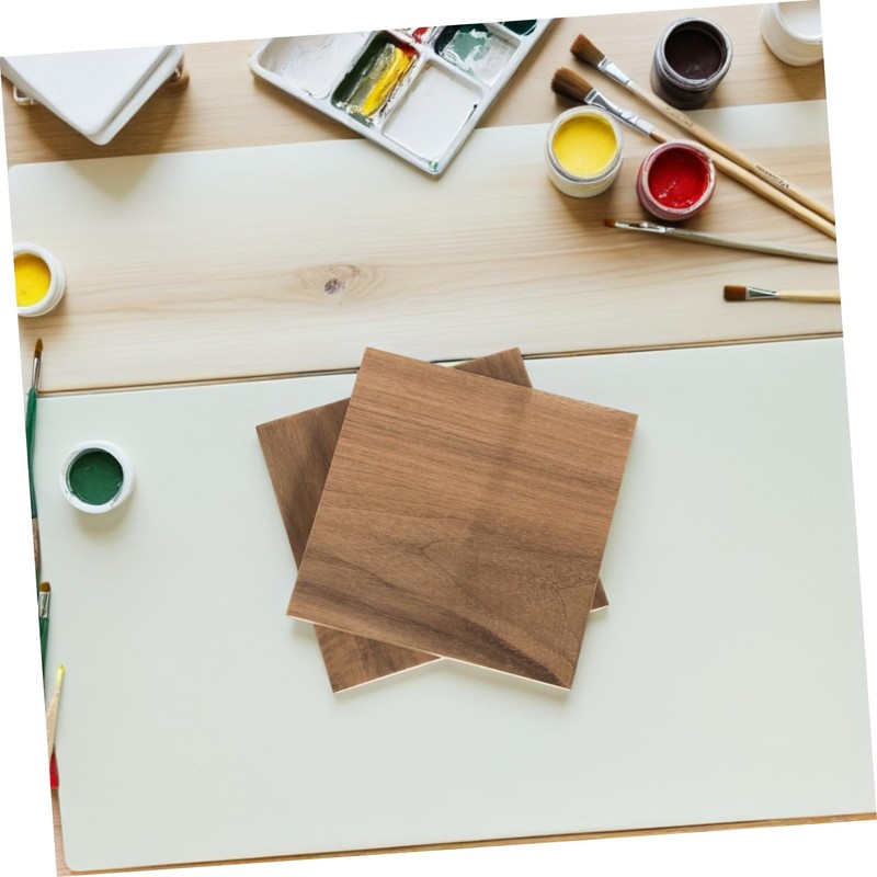 Abaodam 2pcs Thickened Black Walnut Wood Planks DIY Carving Wood