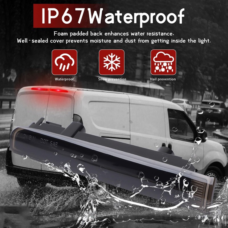 CPROSP 1 Pair Third Brake Light 12 V, Third Brake